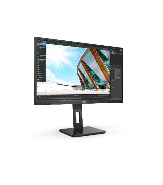 Монитор 27' AOC 27P2Q IPS 1920x1080, 75 Гц, 4 мс, 16:9, 250 кд/м2, 1хDVI, 1хDP, 1xHDMI, 1xVGA, 1x3.5 мм, черный