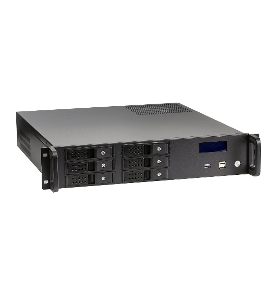 Серверный корпус ExeGate Pro 2U480-HS06 (RM 19', высота 2U, глубина 480, БП 800ADS, 6xHotSwap, USB)