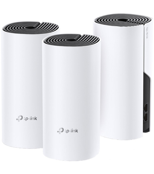 Бесшовный Mesh роутер TP-Link Deco M4 (DECO M4(3-PACK)) AC1200 10/100/1000BASE-TX (упак.:3шт)