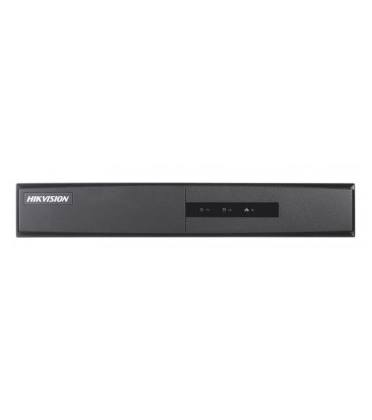 Видеорегистратор 4-х канальный IP c PoE, 1 VGA до 1080Р, 1 HDMI до 1080Р, двустороннее аудио, 1 SATA для HDD до 6Тб, 4х100M PoE, 1 RJ45 10M/100M, 2 USB, -10°C...+55°C, DC48В, 10Вт макс (без HDD), ≤1кг (без HDD)