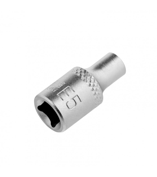 Головка торцевая Stels 1/4, Е5, CrV