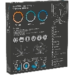 Светильник кольцевой Gauss 15W 800lm 3000-6500K 5V USB IP20 300x23мм черный дим пульт е LED, фото6