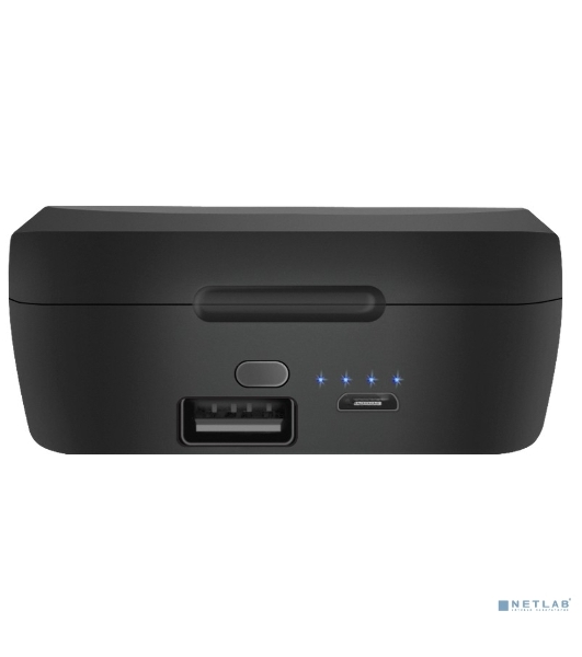 Наушники TWS Defender Twins 639 черный, внутриканальные, Bluetooth, до 4 ч