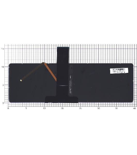 Клавиатура для ноутбука HP Envy X360 15-U000 черная без рамки с подсветкой