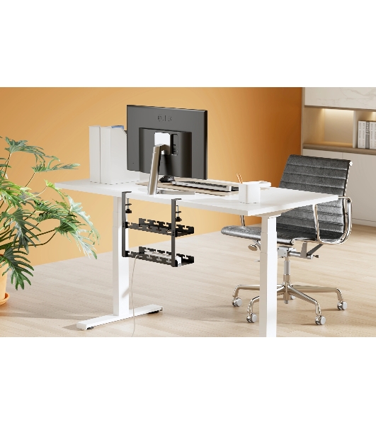Кабель-канал Cactus CS-CM-400-2BK для столов 40x13.4x34.2 см черный