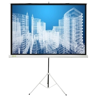 Экран Cactus 104.4x186см Triscreen CS-PST-104x186 1:1 напольный рулонный белый