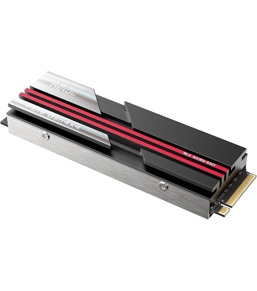 Накопитель SSD Netac NV7000, 2Tb, M.2 2280, PCIe 4.0 x4, NVMe, R/W 7200/6800, с радиатором