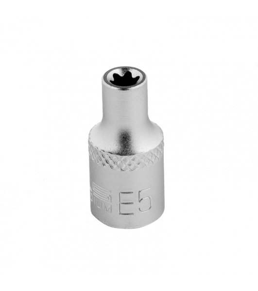 Головка торцевая Stels 1/4, Е5, CrV