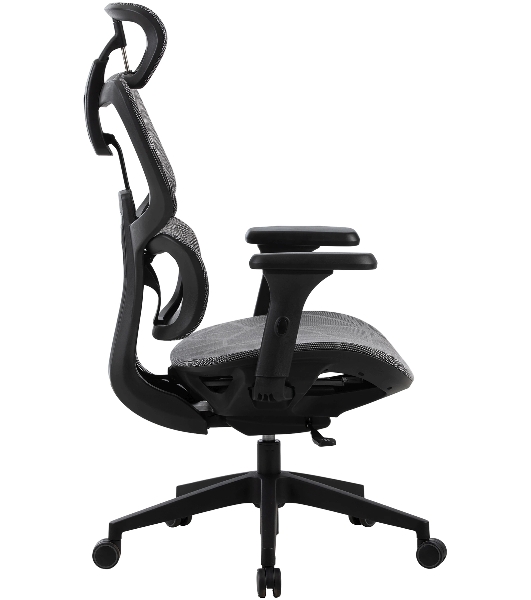 Кресло Cactus CS-MC555-GY черный, сетка