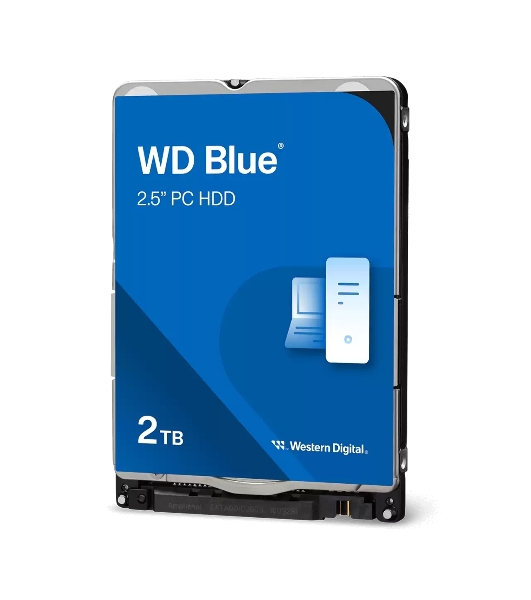Жесткий диск Western Digital HDD SATAIII 2Tb 2.5'' Blue 5400 128Mb 1 year warranty