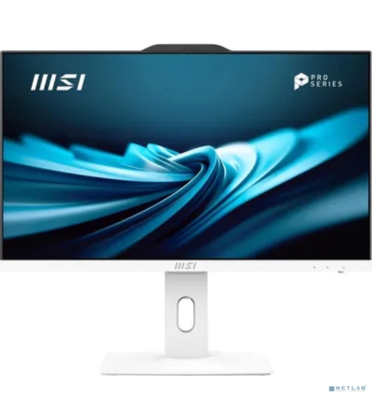 Моноблок MSI PRO AP242P 14M-655XRU 23.8'(1920x1080 IPS)/Intel Core i5 14400(2.5Ghz)/16Gb/512PCISSDGb/noDVD/Int:Intel UHD Graphics 730/Cam/BT/WiFi/-/war 1y/4.63kg/White/DOS + Wireless KB+M (9S6-AE0622-1059)