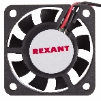 Вентилятор для корпуса Rexant RX 4010MS 24VDC черный, 40 мм, 4800 об/мин, 20 дБ, 2 pin, фото2