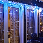 Гирлянда Neon-night Айсикл (бахрома) светодиодный, 4,8 х 0,6 м, белый провод, 230 В, диоды синие, 176 LED, фото2