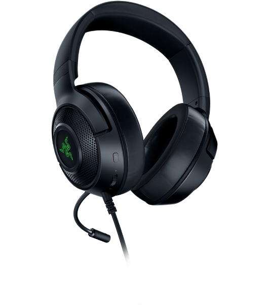 Гарнитура Razer Kraken V3 X (2022) чёрный, проводная, USB, подсветка