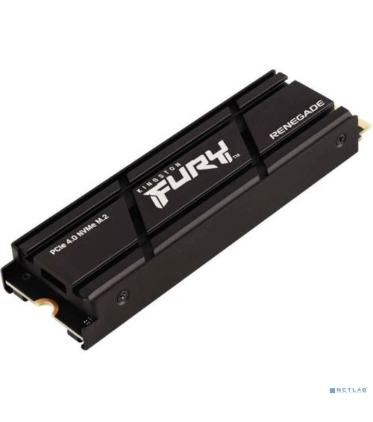 Накопитель SSD Kingston Fury Renegade, 4Tb, PCIe 4.0 x4, M.2 2280, NVMe, R/W 7300/7000, с радиатором