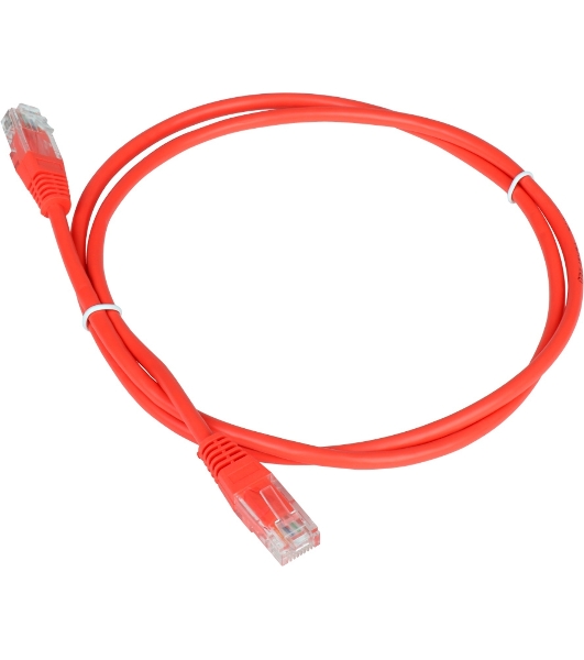 Патч-корд LANMASTER TWT UTP cat.5e, с заливными колпачками, 0.5 м, оранжевый