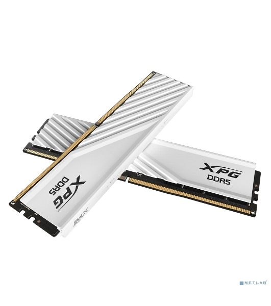 Оперативная память XPG Lancer Blade, DDR5, 32GB (2x16GB), 6000MHz, CL34, DIMM, с радиаторами, белый