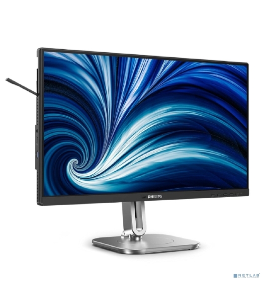 Монитор 23.8' Philips 24B2N4200 IPS 1920x1080, 120 Гц, 4 мс, 16:9, 300 кд/м², HDMI 1.4, DP 1.2, USB Hub (4x USB 3.2), динамики (2x2 Вт), 3.5 Jack, Adaptive-Sync, черный