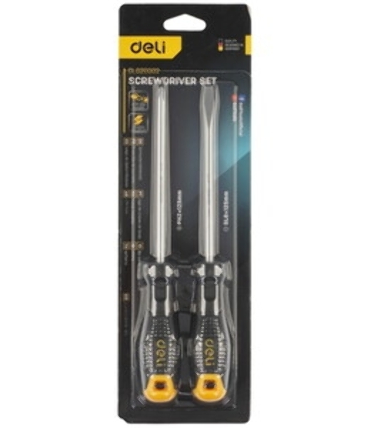 Набор отверток Deli DL620002 2шт SL6x125 + PH2x125