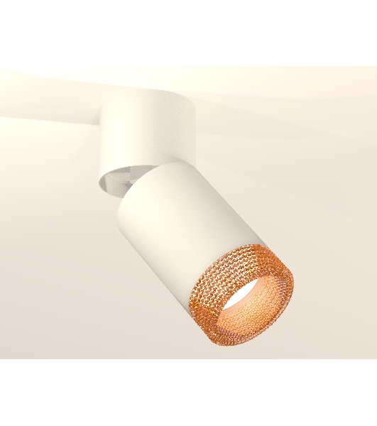 Комплект накладного поворотного светильника Ambrella light XM6312064 SWH/WH/CF белый песок/белый/кофе MR16 GU5.3 (A2220, C6312, N6154)