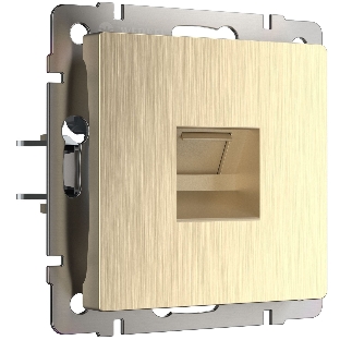 Розетка Ethernet RJ-45 (шампань рифленый)