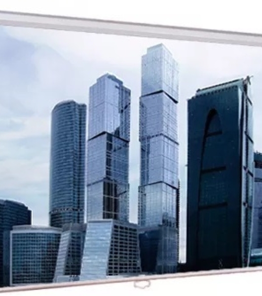 Настенный экран Lumien Eco Picture 187х280 см (рабочая область 153х272 см) Matte White прямоуголный корпус, возможность потолочн./настенного крепления, уровень в комплекте, 16:9