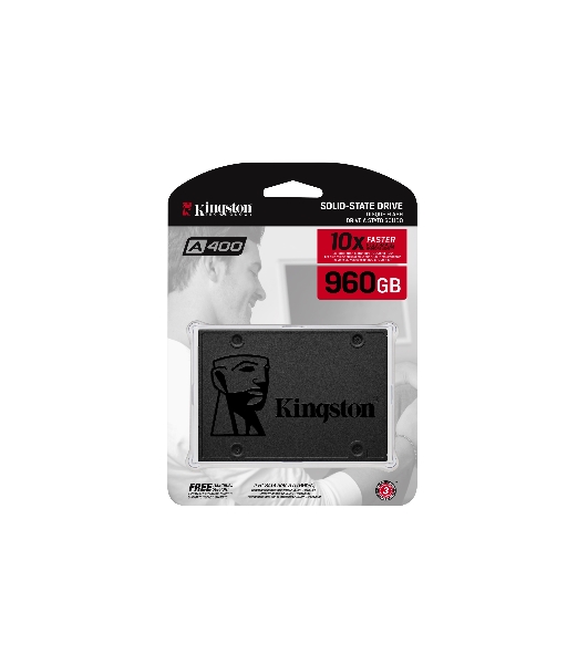 Накопитель SSD Kingston A400, 960Gb, SATA III, 2.5', R/W 500/450