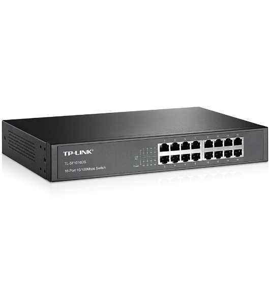 Коммутатор сетевой неуправляемый TP-Link SMB TL-SF1016DS 16 ports 10/100 Мбит/с