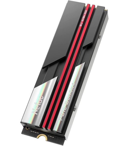 Накопитель SSD Netac NV7000, 2Tb, M.2 2280, PCIe 4.0 x4, NVMe, R/W 7200/6800, с радиатором
