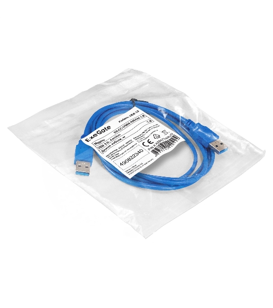 Кабель USB 3.0 ExeGate EX-CC-USB3-AMAM-1.8 (Am/Am, 1,8м)