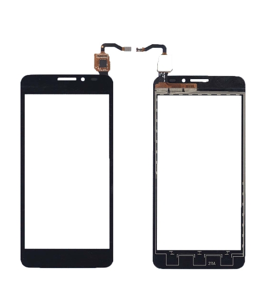 Сенсорное стекло (тачскрин) для Alcatel One Touch Idol X+ 6043D черное