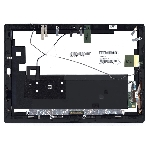 Модуль (матрица + тачскрин) для Lenovo ThinkPad X1 Tablet 1st/2nd черный с рамкой, фото2