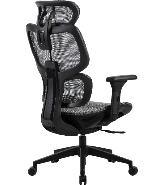Кресло Cactus CS-MC555-GY черный, сетка
