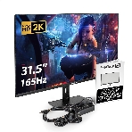 Монитор 31.5' ExeGate Combat EG3207TA IPS 2560x1440, 165 Гц, 1 мс, 16:9, 300 кд/м², 2xHDMI 2.0, DP, USB, 3.5 Jack, динамики (2x3 Вт), HDR10, FreeSync, черный, фото13