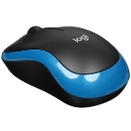 Мышь беспроводная Logitech M185 синий, 1000 dpi, радиоканал, USB, кнопки - 3, фото31