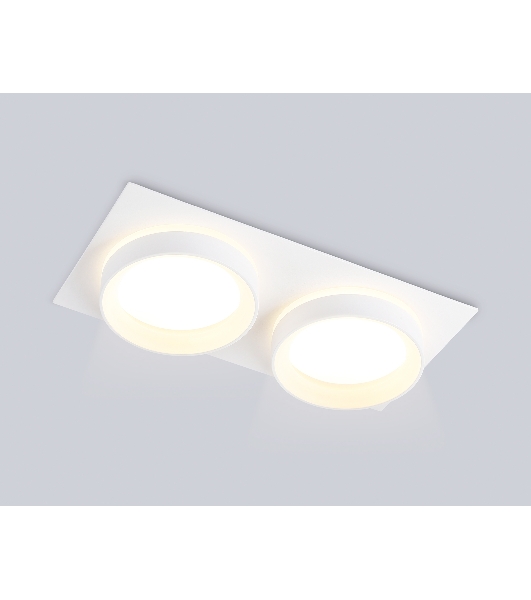 Светильник Ambrella light TN6711/2 WH белый IP44 GX53/2 max 15W 210*105*45