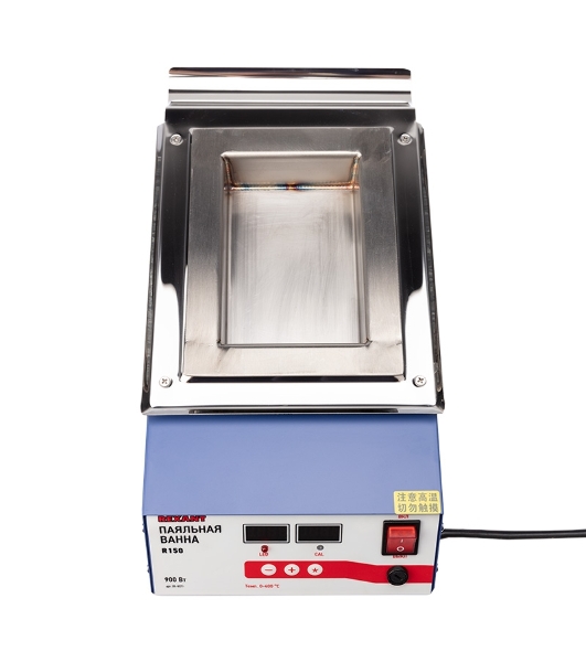 Паяльная ванна Rexant, модель R150, 900 Вт, 150х100х45 мм, 0-400 °C, цифровая