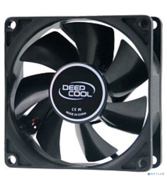 Вентилятор для корпуса DEEPCOOL XFAN 80 черный, 80 мм, 1800 об/мин, 20.3 дБ, Molex
