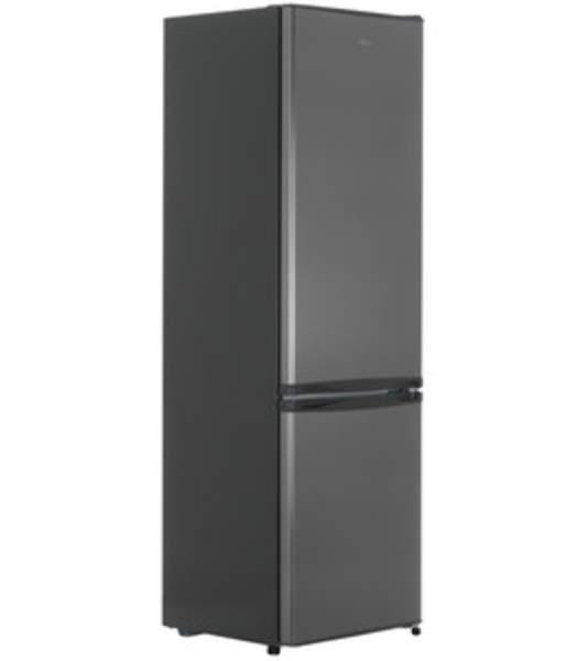 Холодильник Evelux FS 2220 X серый двухкамерный 188/64л морозилка снизу