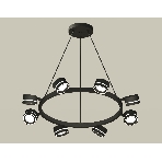 Светильник Ambrella light XB9198201/8 SBK/FR черный песок/белый матовый GX53 (C9198, N8434), фото4