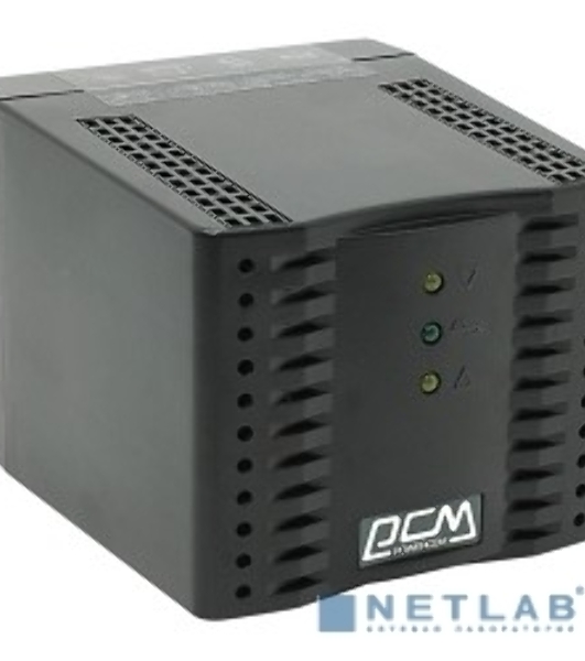 Стабилизатор напряжения Powercom TCA-2000 1000Вт 2000ВА черный