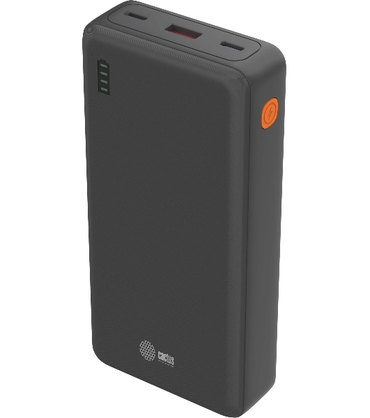 Портативный аккумулятор Cactus CS-PBFSDA-20000 20000mAh 4.5A USB-A/2xUSB-C черный
