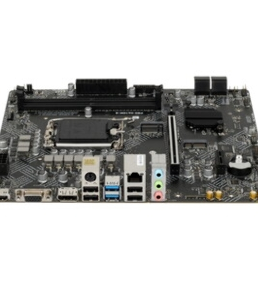 Материнская плата MSI PRO H610M-G WIFI, LGA 1700, Intel H610, 2xDDR5 (до 64 ГБ), 4xSATA, 1xM.2 (PCIe 3.0 x4), 1xPCIe 4.0 x16, 2xPCIe x1, 1xVGA, 1xHDMI, 1xDP, 1x1Gb LAN, Wi-Fi 5, Bluetooth 4.2, 4xUSB-A 5Gbps, 2xUSB-A 2.0, 1xPS/2, 3x3.5 мм, 7.1, чёрный, mATX