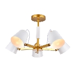 Светильник Ambrella light TR3101/5 WH/GD белый/золото E14 max 40W D680*370, фото5