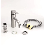 Комплект: тумба Bau Dream Blackwood 60, 1 ящик, раковина BAU Cerama 48х37, темно-серая, смеситель Hotel Dream, нерж сталь, фото11