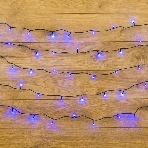 Гирлянда Neon-night 'Твинкл Лайт' 4 м, темно-зеленый ПВХ, 25 LED, синий, фото 1