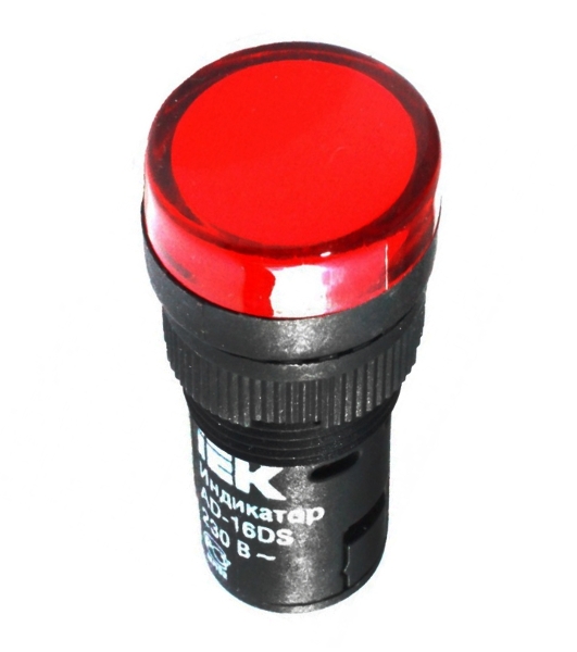 Арматура светосигнальная AD-16DS 230В красн. IEK BLS10-ADDS-230-K04-16