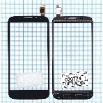 Сенсорное стекло (тачскрин) для Alcatel Pop S7 7045Y, черное, фото3
