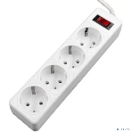 Сетевой фильтр 5bites GARDA SP4W-530 4S / 3*0.75MM2 / 3M / WHITE, фото 1