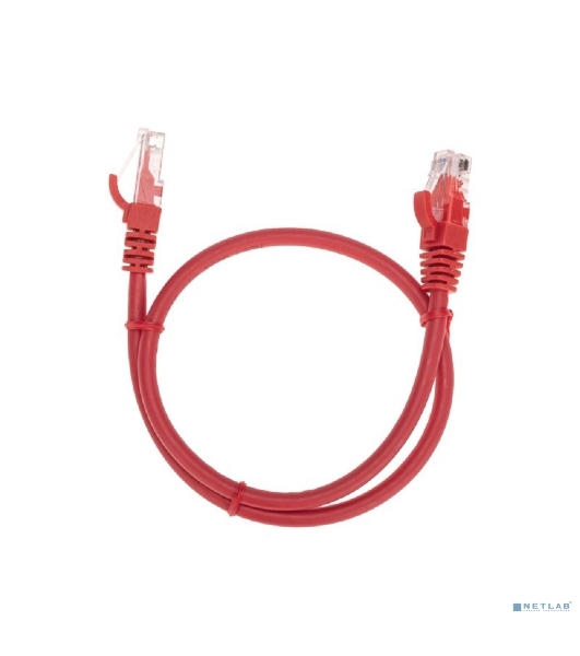 Патч-корд U/UTP Rexant cat.6, RJ45-RJ45, неэкранированный, 26AWG, LSZH, красный, 0.5 м